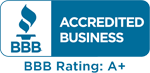 BBB Accredited Business - BBB Rating: A+